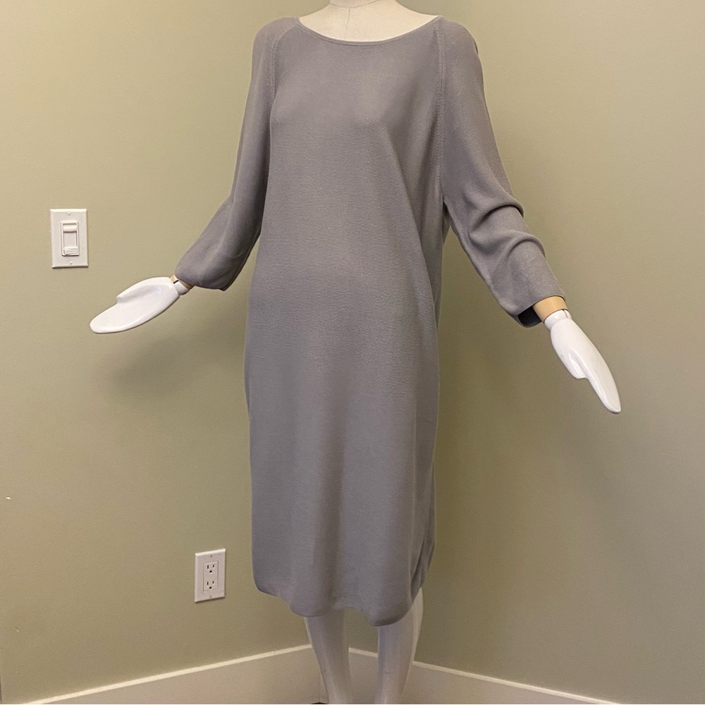Contemporaine by Simons Classic Gray Long Sleeve Sweater Dress. Like New